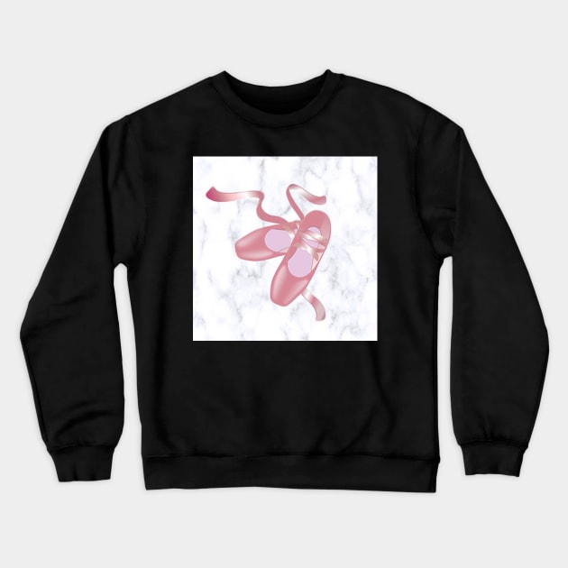 Ballerina Ballet Dancer Shoes Ballerina Gifts & Home Deco Crewneck Sweatshirt by tamdevo1